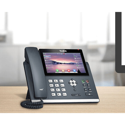 Yealink SIP-T48U Teléfono IP Pantalla táctil 7 Pulgadas HD PoE Bluetooth Wi-Fi