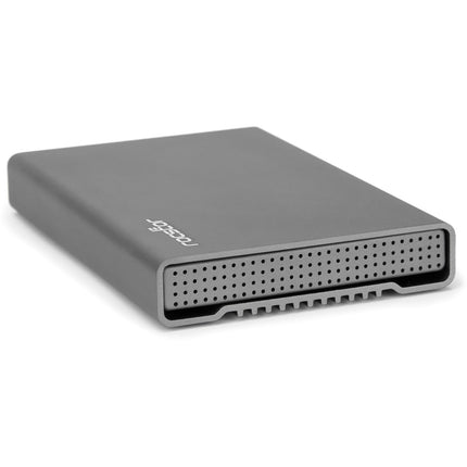 Rocstor Rocpro P33 Carcasa de almacenamiento portátil 2.5" SATA III USB-C 3.1 Gen 2 10 Gb/s incluye cables USB-C y USB-A