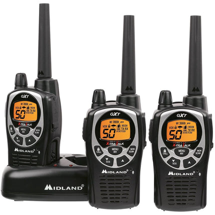 Midland GXT1000X3VP4 Radio GMRS Dúplex 3 Unidades 22 Canales 36 Millas