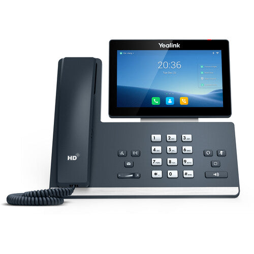 Yealink SIP-T58W Teléfono de Escritorio Inteligente con Pantalla Táctil 7'' Ajustable Bluetooth Wi-Fi