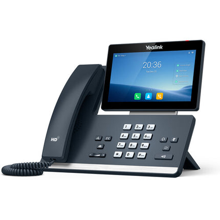 Yealink SIP-T58W Teléfono de Escritorio Inteligente con Pantalla Táctil 7'' Ajustable Bluetooth Wi-Fi