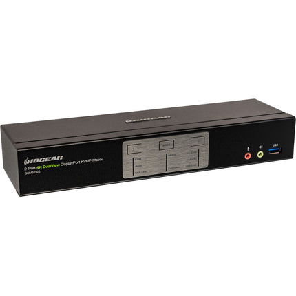 IOGEAR 2 Puertos KVM Switch DisplayPort 4K 4096x2160 Dual View