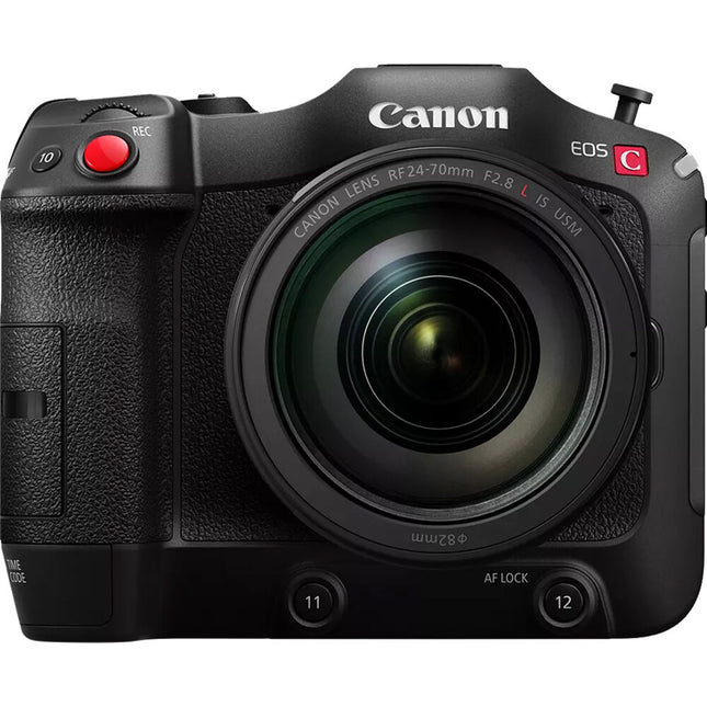 Canon EOS C70 Cámara de Cine Kit con lente RF 24-70mm f2.8 DCI 4K60
