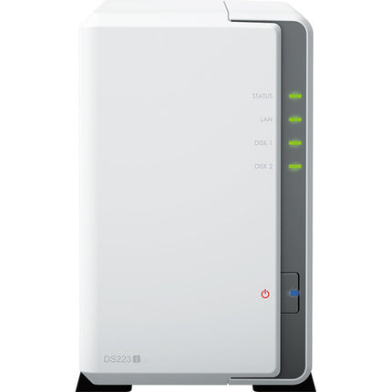 Synology DiskStation DS223j NAS 2 Bahías 1.7 GHz Quad Core 1GB RAM