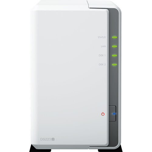 Synology DiskStation DS223j NAS 2 Bahías 1.7 GHz Quad Core 1GB RAM