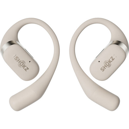SHOKZ OpenFit Auriculares Inalámbricos Abiertos Beige 7 h IP54 Estuche Carga