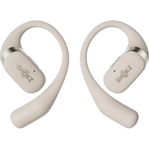 SHOKZ OpenFit Auriculares Inalámbricos Abiertos Beige 7 h IP54 Estuche Carga