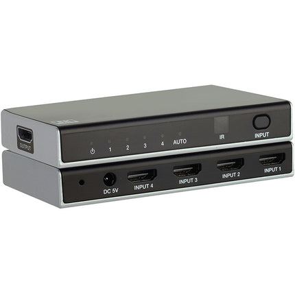 KanexPro 8K HDMI 4x1 Switcher con soporte UHD 8K60 48 Gb/s ancho de banda