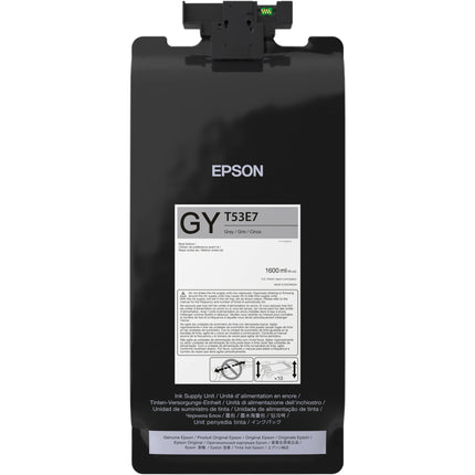 Epson T53E UltraChrome PRO6 Pack de Tinta Gris 1.6L Resistente Agua y Mancha