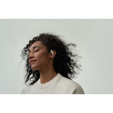 SHOKZ OpenFit Auriculares Inalámbricos Abiertos Beige 7 h IP54 Estuche Carga