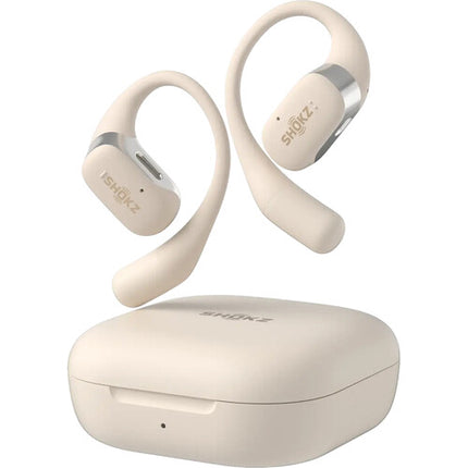 SHOKZ OpenFit Auriculares Inalámbricos Abiertos Beige 7 h IP54 Estuche Carga