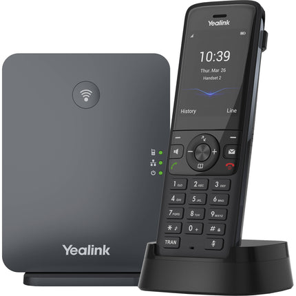 Yealink W78P Sistema Profesional de Telefonía DECT Hasta 20 Llamadas Simultáneas