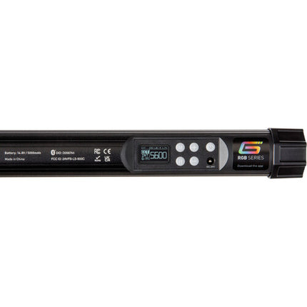 Genaray PX4-RGB tubo LED RGB 4 pies 635 Lux 2800-8000K con batería y estuche