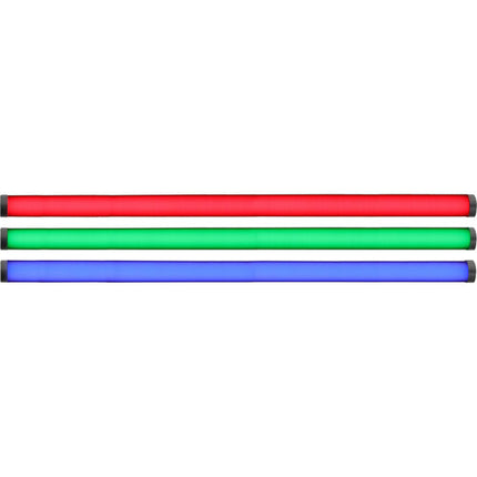 Genaray PX4-RGB tubo LED RGB 4 pies 635 Lux 2800-8000K con batería y estuche