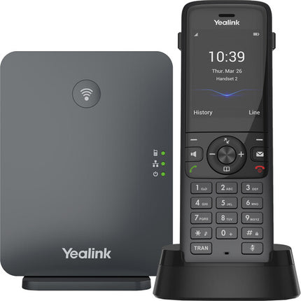 Yealink W78P Sistema Profesional de Telefonía DECT Hasta 20 Llamadas Simultáneas