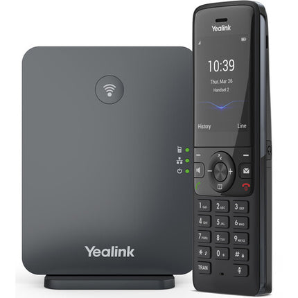 Yealink W78P Sistema Profesional de Telefonía DECT Hasta 20 Llamadas Simultáneas
