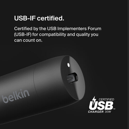 Belkin BoostCharge 30W Cargador USB-C para coche con PPS y garantía 2 años