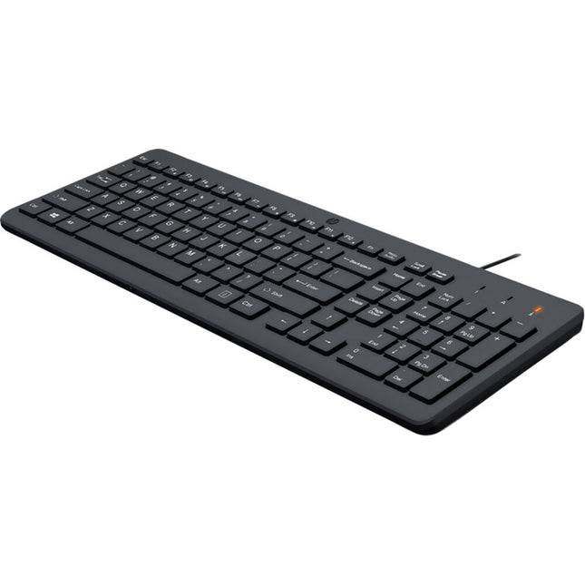 Teclado USB con cable HP 150 diseño bajo perfil teclado chiclet garantía 2 años