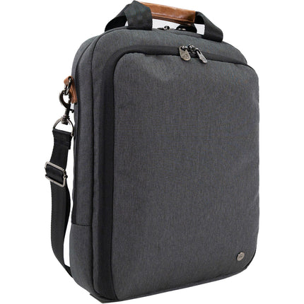 PKG International Riverdale Bolsa Mensajera Gris 11L Compartimento Acolchado para Laptop de 16"