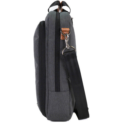 PKG International Riverdale Bolsa Mensajera Gris 11L Compartimento Acolchado para Laptop de 16"