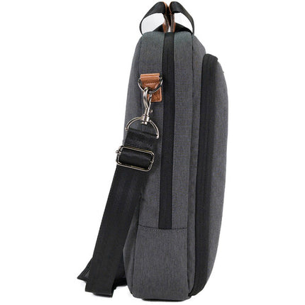 PKG International Riverdale Bolsa Mensajera Gris 11L Compartimento Acolchado para Laptop de 16"