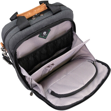 PKG International Riverdale Bolsa Mensajera Gris 11L Compartimento Acolchado para Laptop de 16"