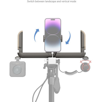SmallRig Fold P20 Soporte de Video Móvil Plegable 7.2" Largo Ajustable para Teléfonos 2.6-3.1"