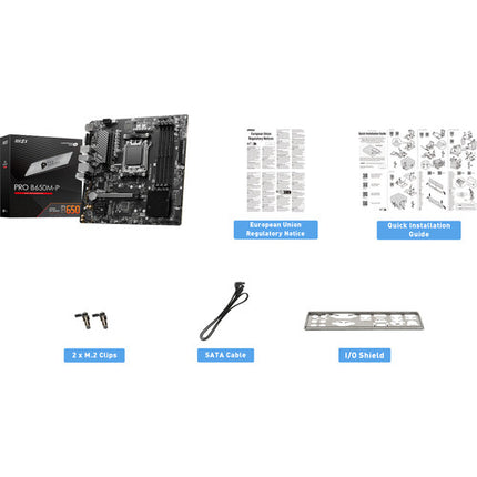 AMD PRO B650M-P Placa Base Micro-ATX con AMD Ryzen 7 7700X 8 Núcleos 4.5 GHz