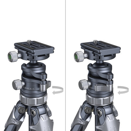 SmallRig AP-02 Trípode de Aluminio Ligero 62.6" Altura Máxima 17.6 lb Carga