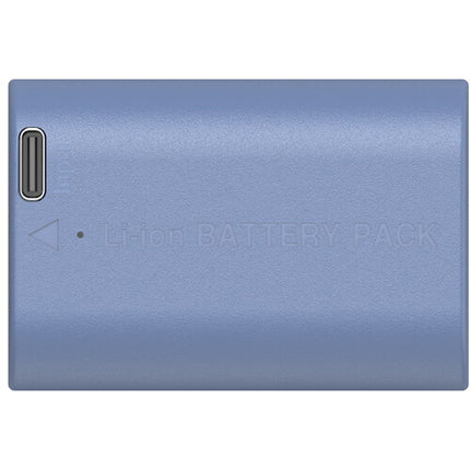 SmallRig LP-E6NH Kit de Batería USB-C 2400mAh y Cargador 4 Bahías Azul Naranja