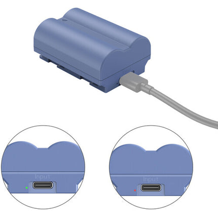 SmallRig Batería NP-W235 USB-C 2400mAh Azul para cámaras Fujifilm