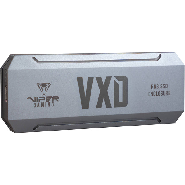 Patriot VXD Carcasa portátil RGB para disco M.2 con USB-C 3.2 Gen 2 y disipador térmico