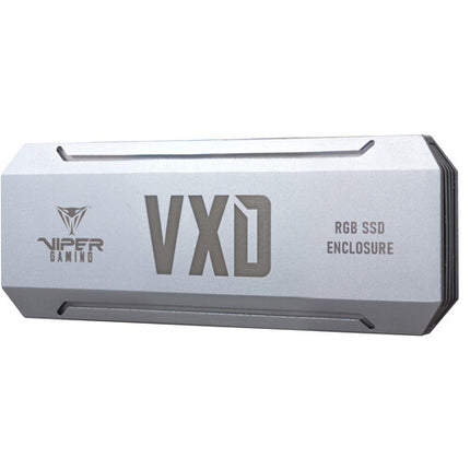 Patriot VXD Carcasa portátil RGB para disco M.2 con USB-C 3.2 Gen 2 y disipador térmico