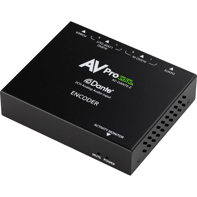 AVPro Edge Codificador Dante 2 Canales 96 kHz 32 Bit con Montaje