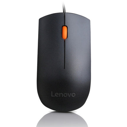 Lenovo 300 Teclado y Ratón USB Combo Negro con Cable de 1.8 m y Sensor Óptico