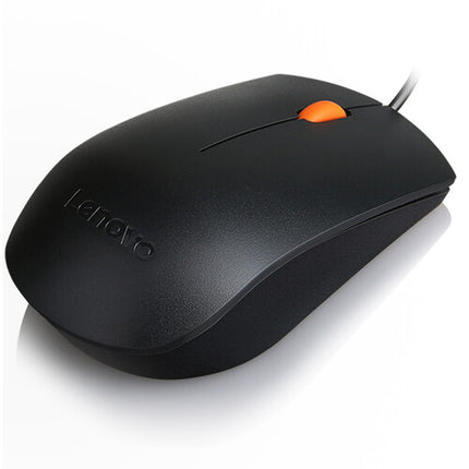 Lenovo 300 Teclado y Ratón USB Combo Negro con Cable de 1.8 m y Sensor Óptico
