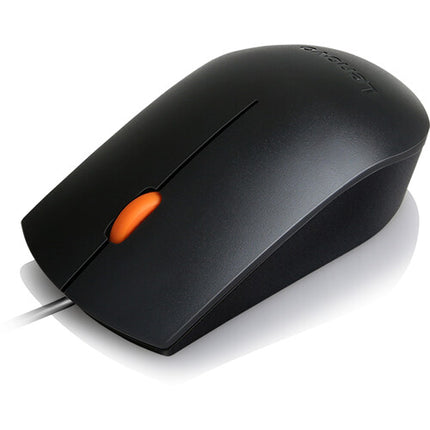 Lenovo 300 Teclado y Ratón USB Combo Negro con Cable de 1.8 m y Sensor Óptico