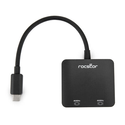 Rocstor Adaptador USB-C a Doble HDMI Resolución 4K 60Hz Dual Monitor