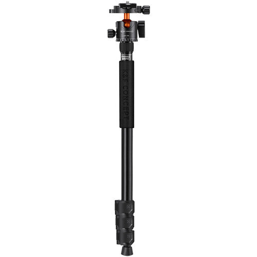 K&F Concept T254A7 Trípode de Aleación de Magnesio Altura 90.6 Pulgadas Capacidad 22 lb con Cabezal BH-28L