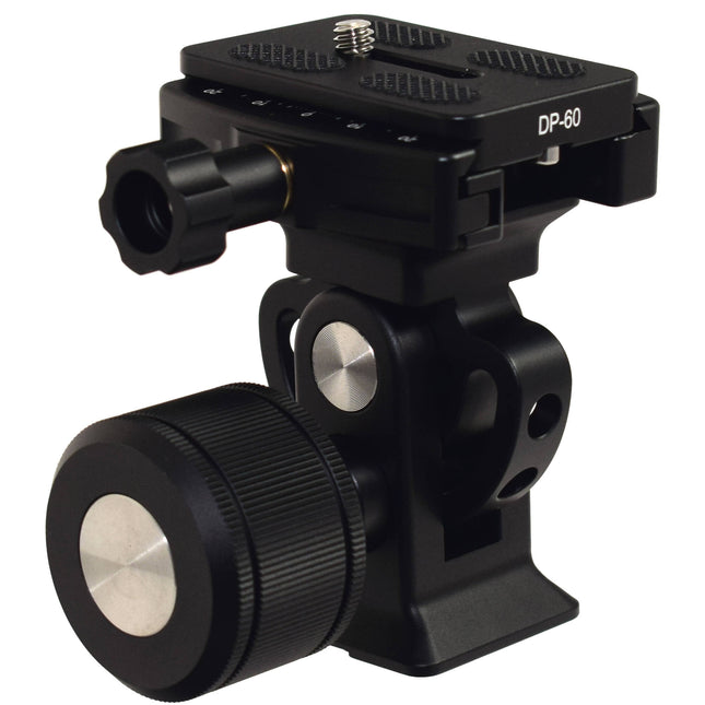 Desmond 60mm Cabezal Inclinable con Abrazadera Rápida Arca Tipo y Placa QR 22 lb capacidad 3 4 pulgadas alto