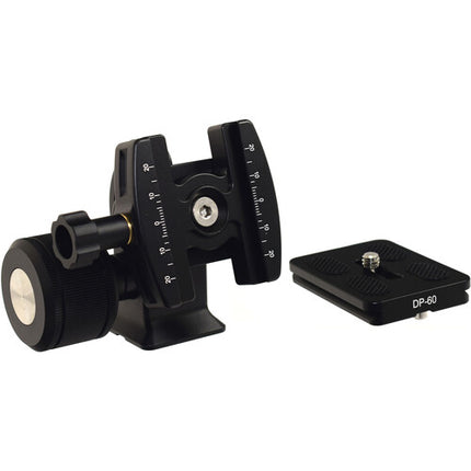 Desmond 60mm Cabezal Inclinable con Abrazadera Rápida Arca Tipo y Placa QR 22 lb capacidad 3 4 pulgadas alto