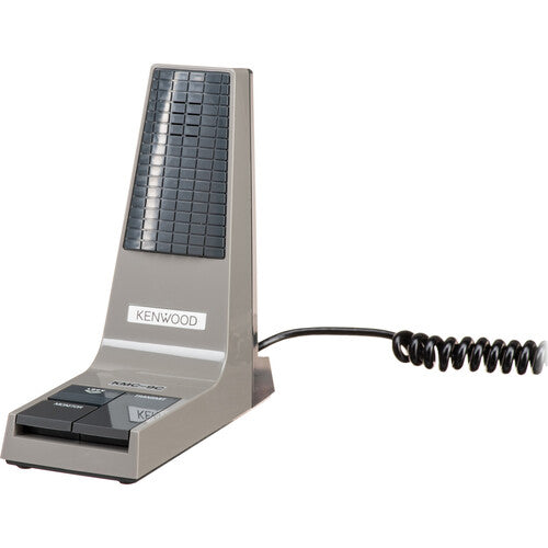 Micrófono de escritorio Kenwood KMC-9C para radios con operación pulsador