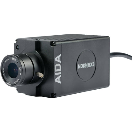 AIDA Imaging Cámara POV Full HD 1080p 120fps NDI HX3 con lente 5mm