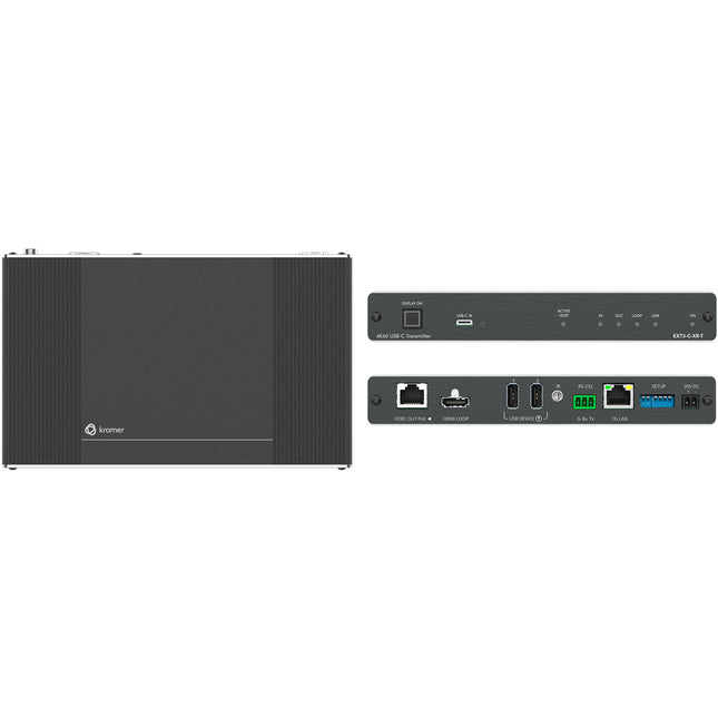 Kramer 4K60 4:4:4 Transmisor USB-C HDBaseT 3.0 330ft 60W carga