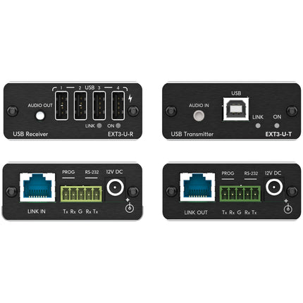 Kramer EXT3-U-KIT Kit Extensor USB 2.0 PoC 98 pies 4 Puertos USB-A