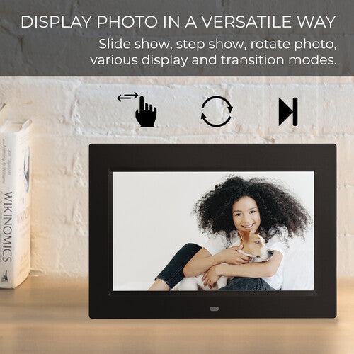SonicGrace Marco Digital 10.1" TFT 1024x600 USB SDHC 32GB Control Remoto