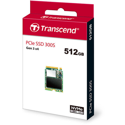 Transcend 512GB MTE300S SSD interna M.2 2230 PCIe Gen 3 2000 MB/s lectura