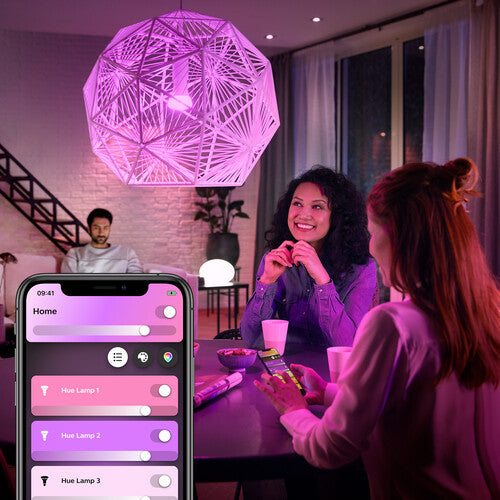 Philips Hue Kit Inicio E26 2 Bombillas 800 Lúmenes Puente Integrado
