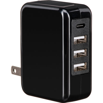 ChargeWorx Cargador de Pared para Viaje 4 Puertos USB 6A Dual Voltaje