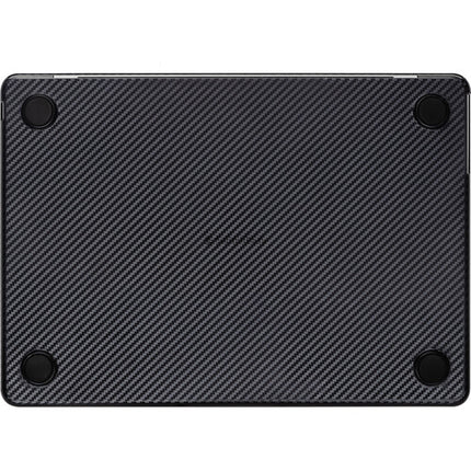 SwitchEasy Touch Funda Protectora para MacBook Air 13.6" M2 M3 2022 2024 Negra Carbono Antideslizante Antiarañazos